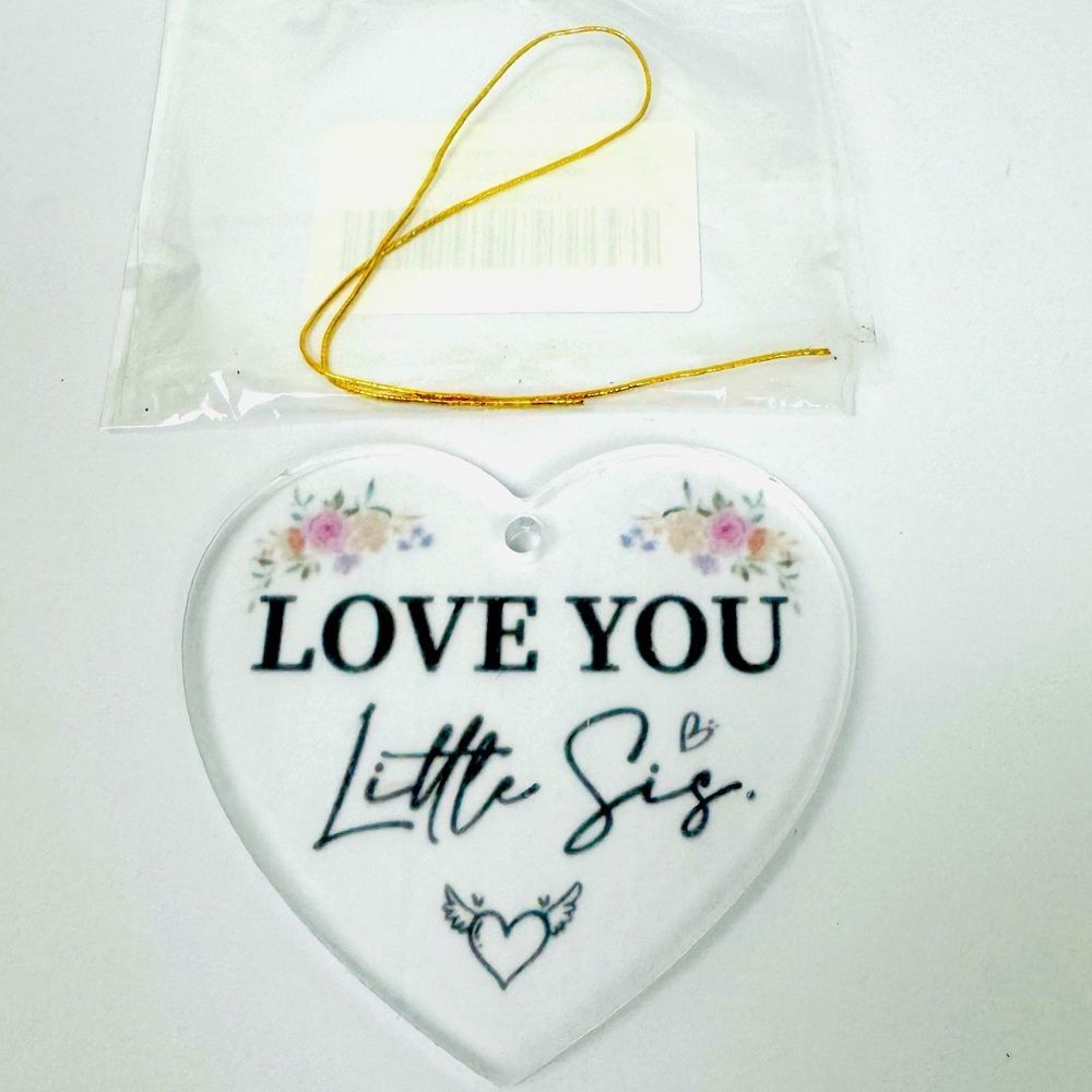 Acrylic Gift / Ornament for Your Little Sis